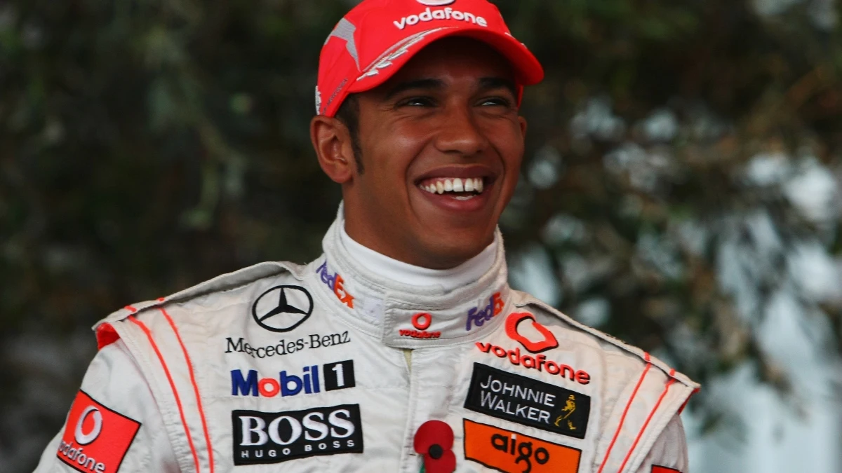 Lewis Hamilton, en 2008 con McLaren