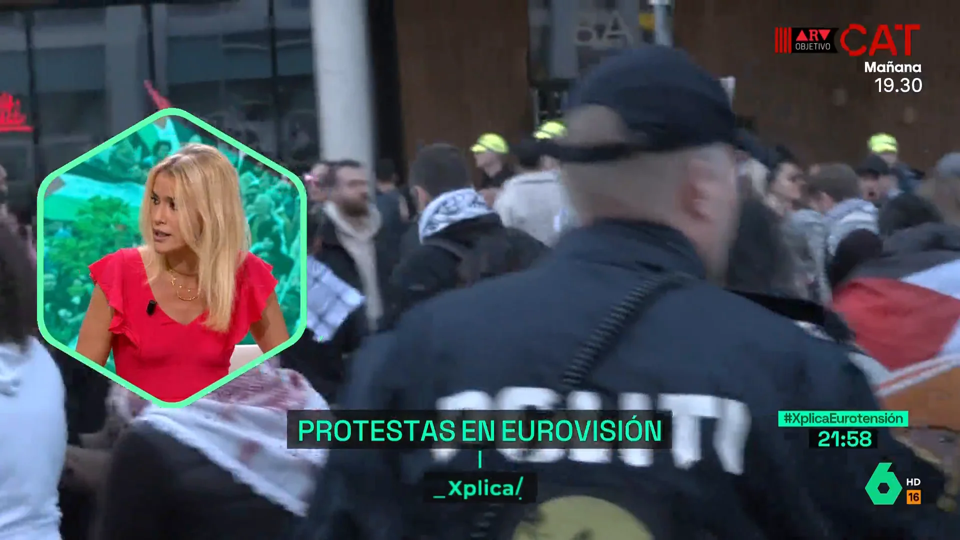 Afra Blanco denuncia en laSexta Xplica la "hipocresía" de Eurovisión