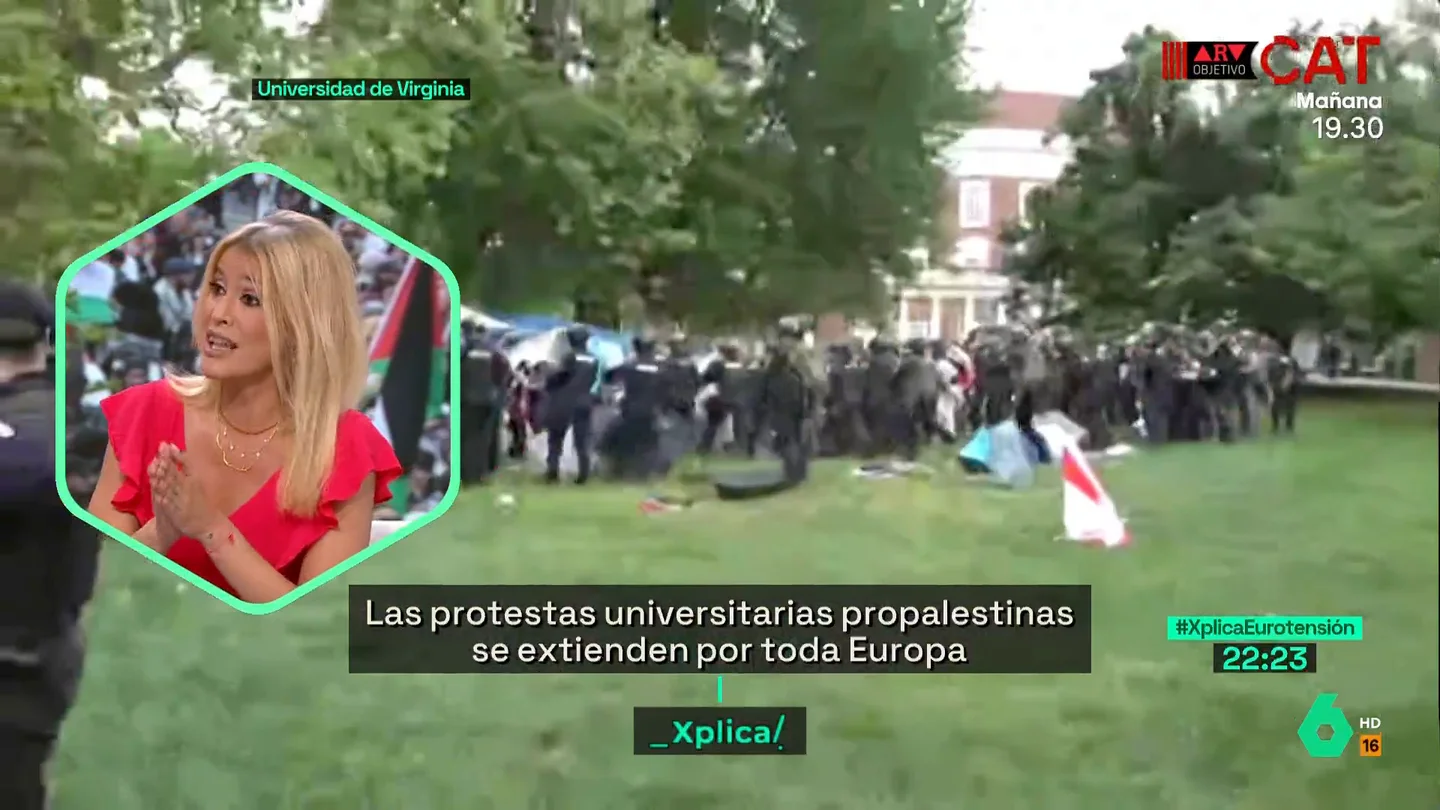 Afra Blanco defiende las movilizaciones contra la masacre en Gaza porque cambian la historia Afra Blanco defiende las movilizaciones contra la masacre en Gaza porque cambian la historia