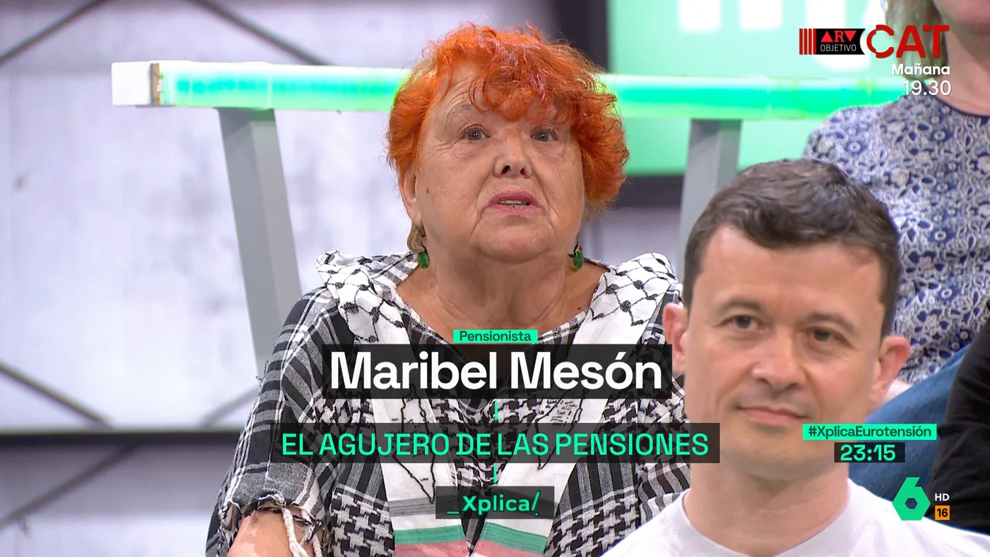 Maribel, pensionista: "Lo importante es blindar las pensiones para que ningún gobierno las pueda quitar" Maribel, pensionista: "Lo importante es blindar las pensiones para que ningún gobierno las pueda quitar"