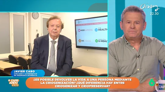 El doctor Javier Cabo expone las diferencias entre la criogenización y la criopreservación El doctor Javier Cabo expone las diferencias entre la criogenización y la criopreservación