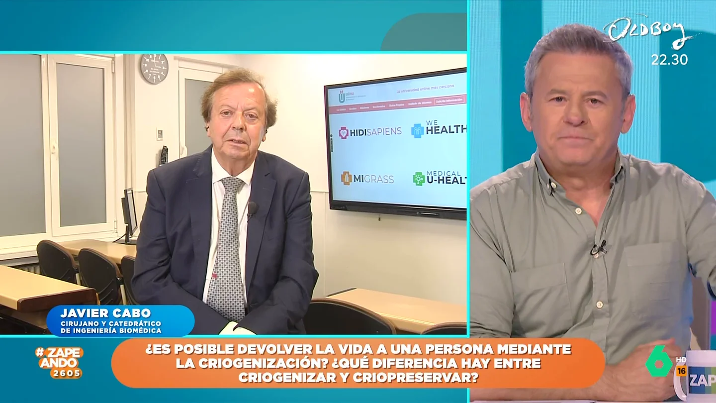 El doctor Javier Cabo expone las diferencias entre la criogenización y la criopreservación El doctor Javier Cabo expone las diferencias entre la criogenización y la criopreservación