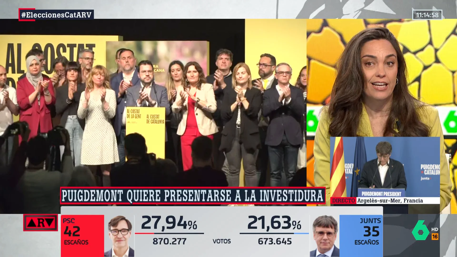 ARV - Marta García Aller, sobre la decisión de Puigdemont de ir a la investidura: "Ha perdido las elecciones por tercera vez consecutiva" ARV - Marta García Aller, sobre la decisión de Puigdemont de ir a la investidura: "Ha perdido las elecciones por tercera vez consecutiva"