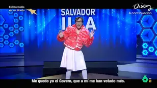 &#39;Salvador Illa&#39; versiona &#39;The code&#39;, la canción ganadora de Eurovisión: &quot;Pactar va a ser la ja, ja, ja, ja&quot;