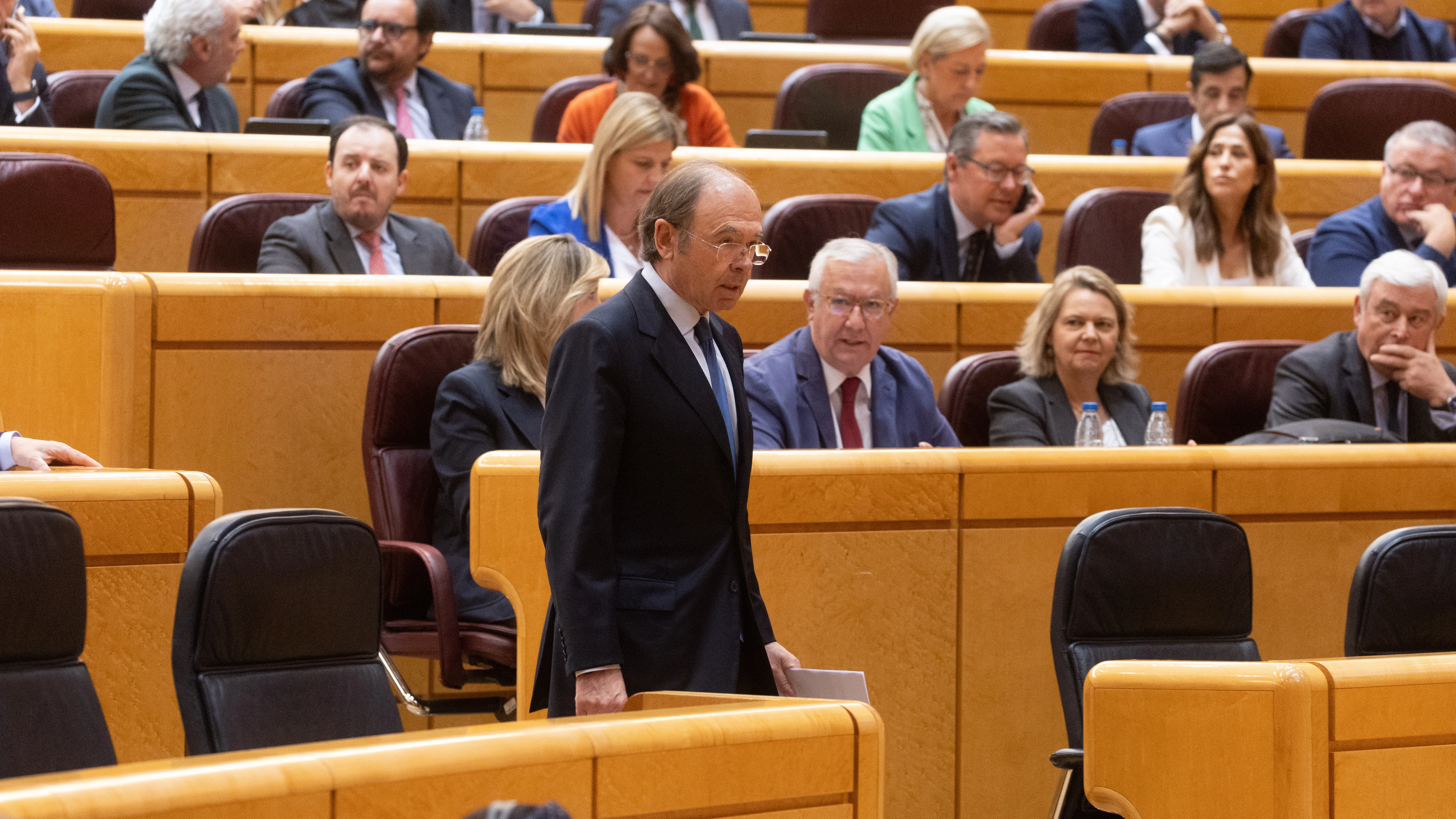 El expresidente del Senado, Pío García-Escudero, durante el pleno