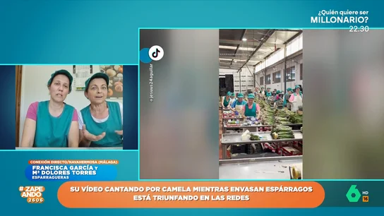 Unas trabajadoras cuentan cómo surgió su vídeo viral cantando por Camela: "Fue espontáneo, sin pensarlo" Unas trabajadoras cuentan cómo surgió su vídeo viral cantando por Camela: "Fue espontáneo, sin pensarlo"