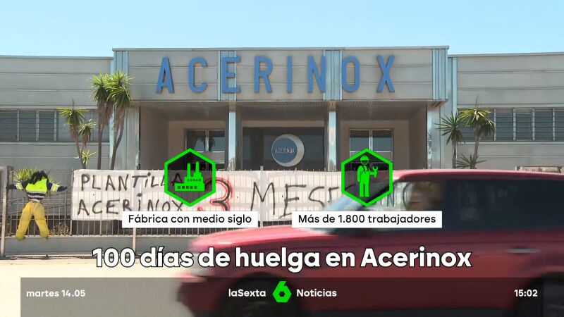 huelga en Acerinox