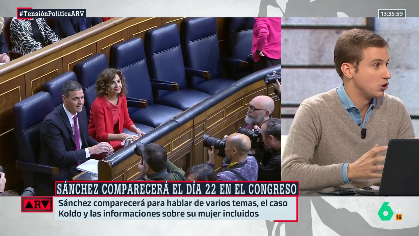ARV- Pepe Luis, sobre la comparecencia de Sánchez en el Congreso: "El PP busca ir desgastando su figura" ARV- Pepe Luis, sobre la comparecencia de Sánchez en el Congreso: "El PP busca ir desgastando su figura"