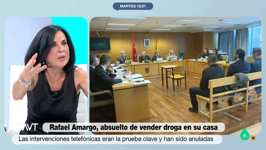 Bea de Vicente explica la "teoría del árbol envenenado" en el caso de Rafael Amargo "Si la prueba primigenia de la que van a derivar el resto es nula, afecta a todas", apunta Beatriz de Vicente, que analiza en este vídeo la absolución de Rafael Amargo tras anular el juez las escuchas y los registros realizados al bailarín.
