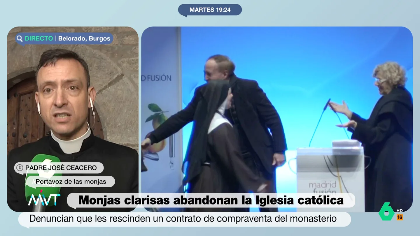 El padre que defiende a las monjas clarisas carga contra el arzobispo de Burgos: "Quien miente es el señor Iceta y todos sus lacayos" El padre que defiende a las monjas clarisas carga contra el arzobispo de Burgos: "Quien miente es el señor Iceta y todos sus lacayos"