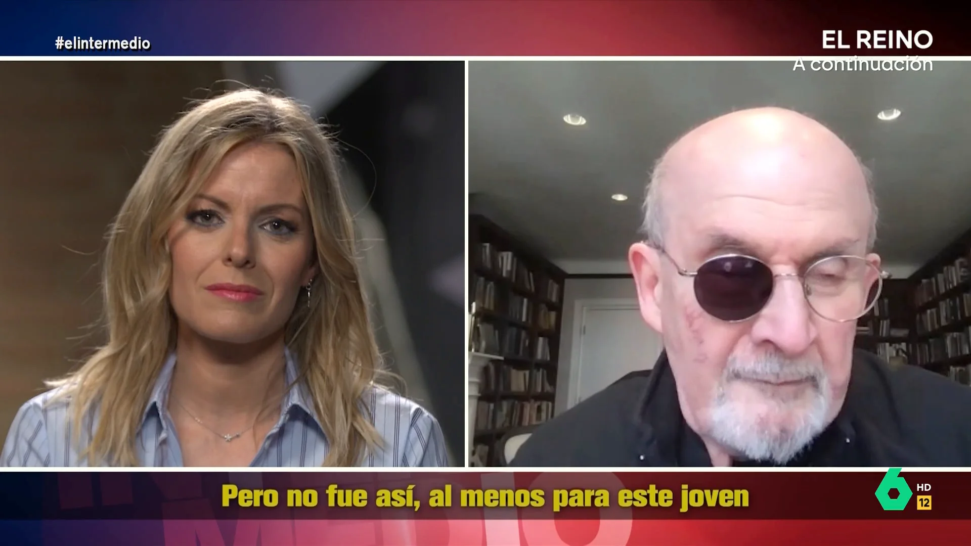 "Fue como si un viajero del tiempo que irrumpe desde el pasado viniera a atacarme al presente", afirma el escritor Salman Rushdie, al que un joven apuñaló en 2022 por su novela 'Los versos satánicos'. La entrevista de Andrea Ropero, en este vídeo.