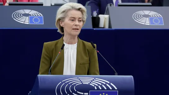 La presidenta de la Comisión Europea, Ursula von der Leyen, en una imagen de archivo. La presidenta de la Comisión Europea, Ursula von der Leyen, en una imagen de archivo.