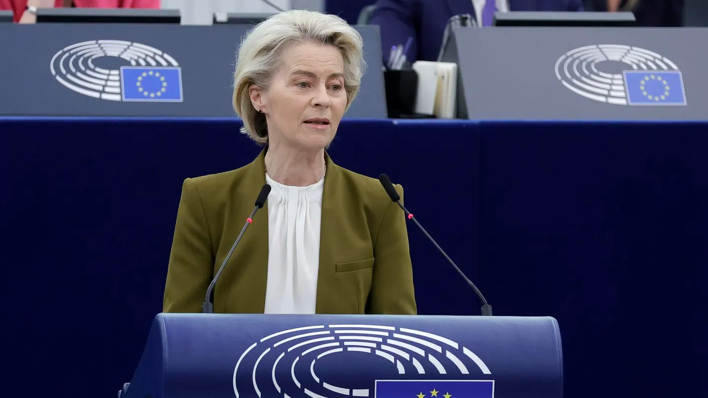 La presidenta de la Comisión Europea, Ursula von der Leyen, en una imagen de archivo. La presidenta de la Comisión Europea, Ursula von der Leyen, en una imagen de archivo.