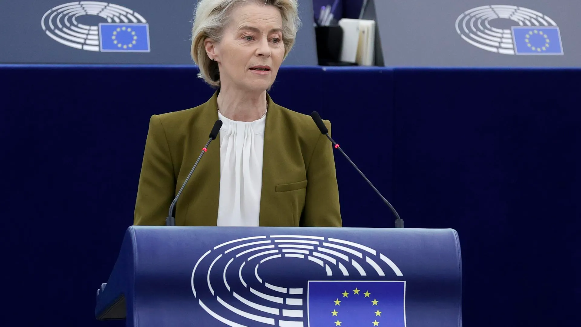 La presidenta de la Comisión Europea, Ursula von der Leyen, en una imagen de archivo.