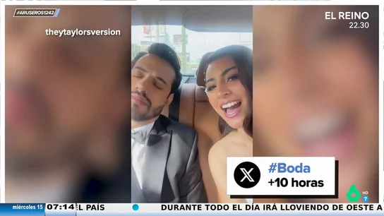 Se queda dormido en el coche que le lleva a su boda: "Me parece que la despedida de soltero terminó bastante tarde" Se queda dormido en el coche que le lleva a su boda: "Me parece que la despedida de soltero terminó bastante tarde"