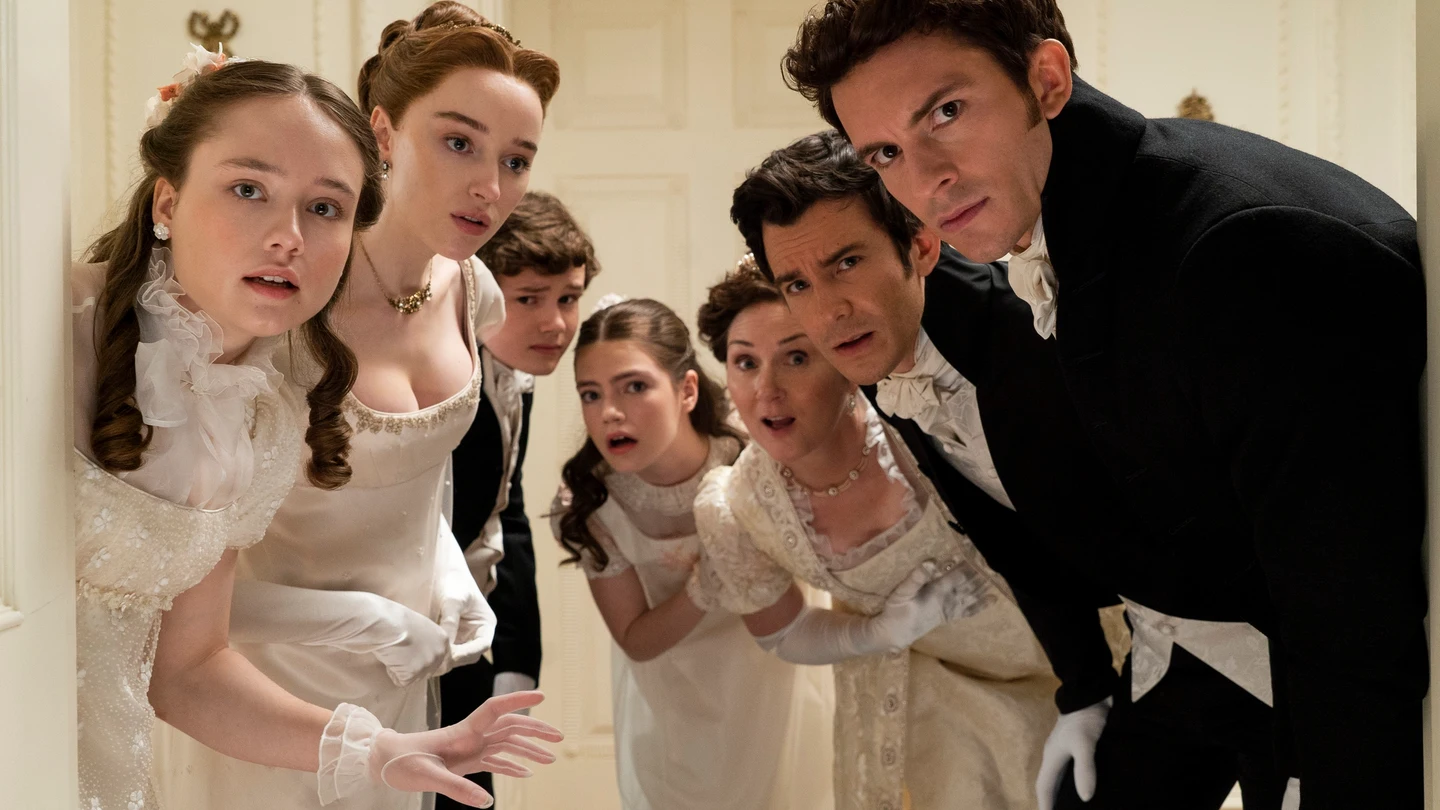 Los Bridgerton en la temporada 2. Los Bridgerton en la temporada 2.