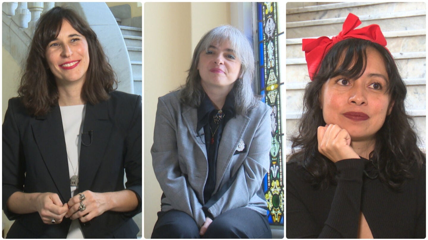 Magalí Etchebarne, Mariana Enriquez y Brenda Navarro Magalí Etchebarne, Mariana Enriquez y Brenda Navarro