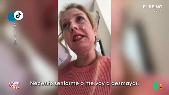 El accidente que sufre una mujer cuando intenta hacer una pizza: "Me voy a desmayar"