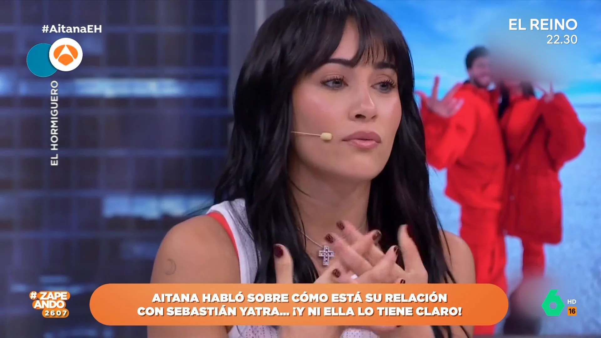 Así responde Aitana cuando Pablo Motos le pregunta por su relación con Sebastián Yatra: "Nadie sabe nada... yo tampoco"
