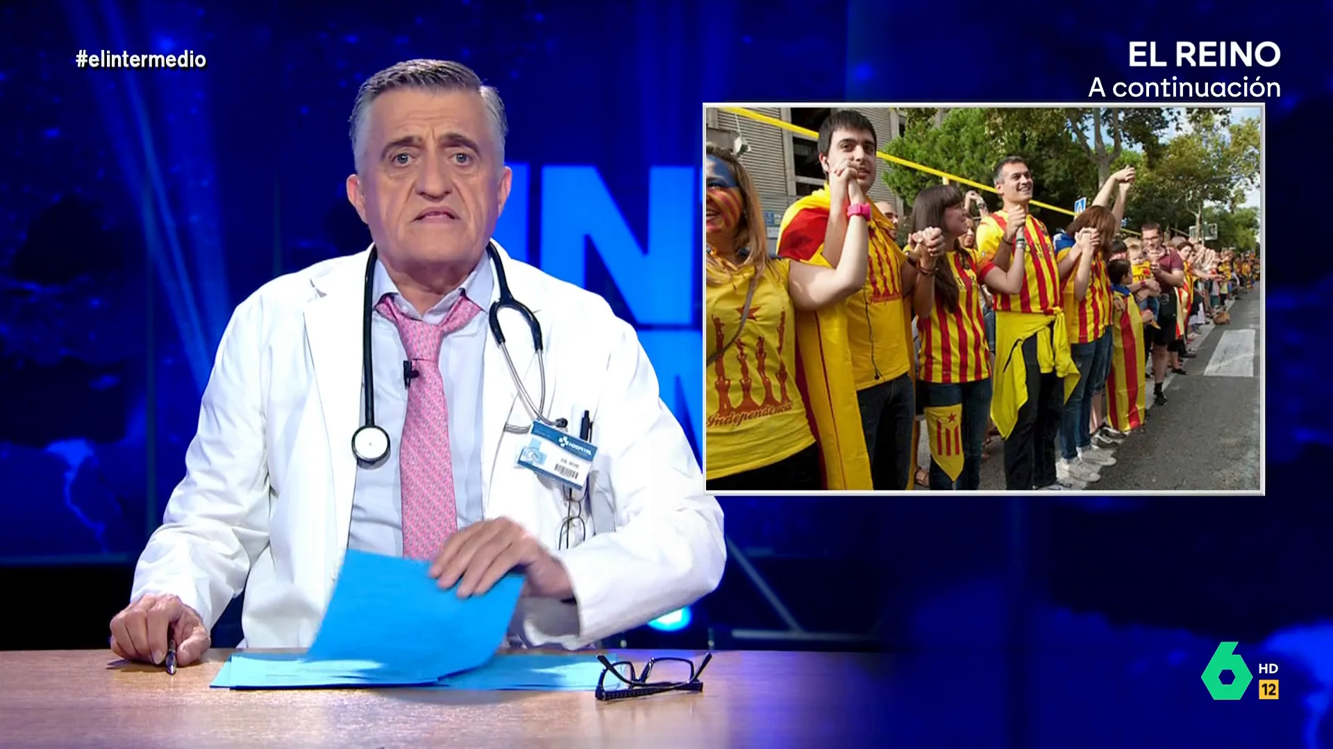 En este vídeo, Wyoming analiza los diferentes 'diagnósticos' sobre el estado de 'salud' del procés, donde recoge las opiniones diversas de Alejandro Fernández, Feijóo, Cuca Gamarra, Emiliano García-Page o Joan Tardà, entre otros.