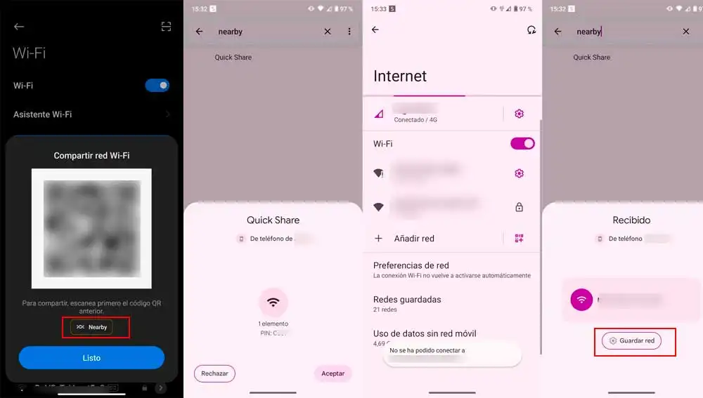 Compartiendo Wifi con Nearby Compartiendo Wifi con Nearby