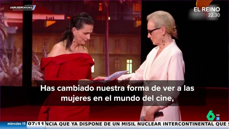 Juliette Binoche y Meryl Streep