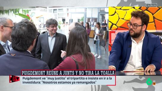Monrosi ve "muy bien" la investidura de Puigdemont para "echar el rato": "&iquest;Es serio esto?"