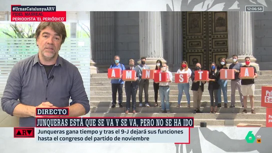 El periodista Fidel Masreal revela que si Junqueras no se va, es porque Puigdemont no lo hace: "Llevan desde 2017 mirándose de reojo" El periodista Fidel Masreal revela que si Junqueras no se va, es porque Puigdemont no lo hace: "Llevan desde 2017 mirándose de reojo"