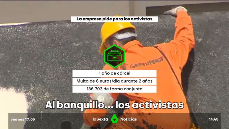 Comienza el juico contra los 28 activistas de Greenpeace por pintar el hotel ilegal de El Algarrobico 