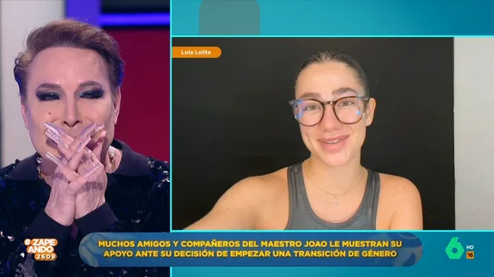 El mensaje de Lola Lolita para el Maestro Joao tras anunciar su transición a mujer: "Puedes contar conmigo" El mensaje de Lola Lolita para el Maestro Joao tras anunciar su transición a mujer: "Puedes contar conmigo"