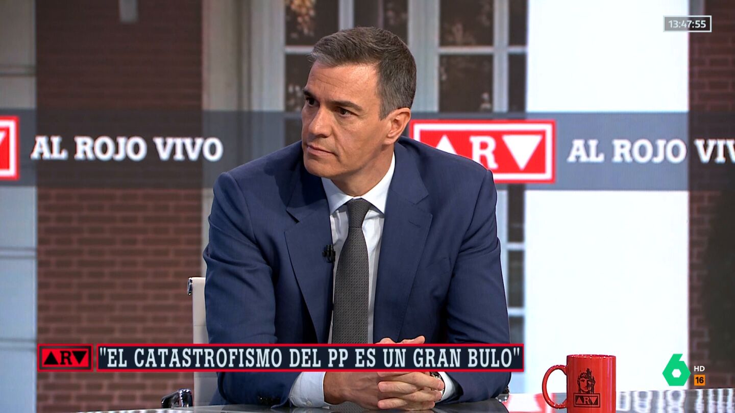 Pedro Sánchez en Al Rojo Vivo