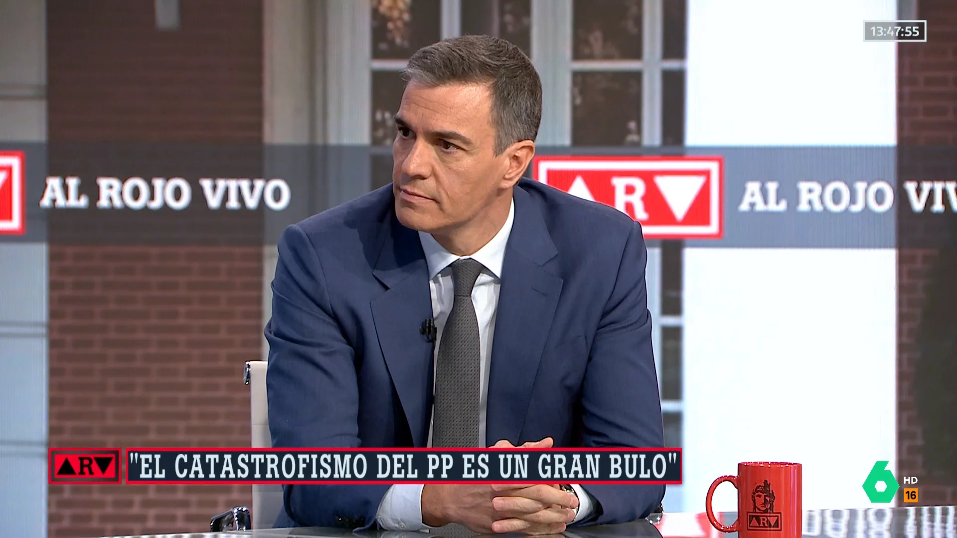 Pedro Sánchez en Al Rojo Vivo