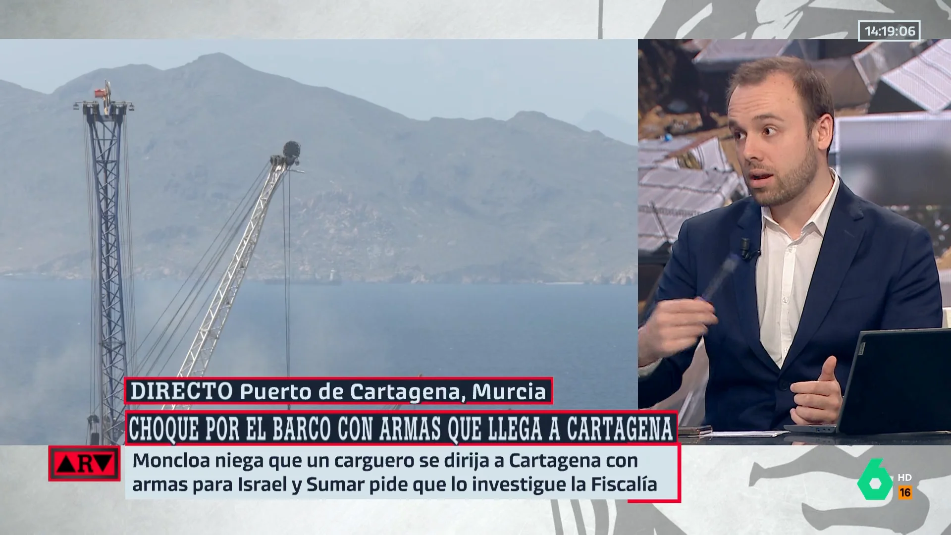 ARV- ¿El buque Borkum iba para Israel o para Ucrania? Yago Rodríguez responde tras analizar el material que transportaba