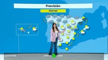 Joanna Ivars con la previsión meteorológica