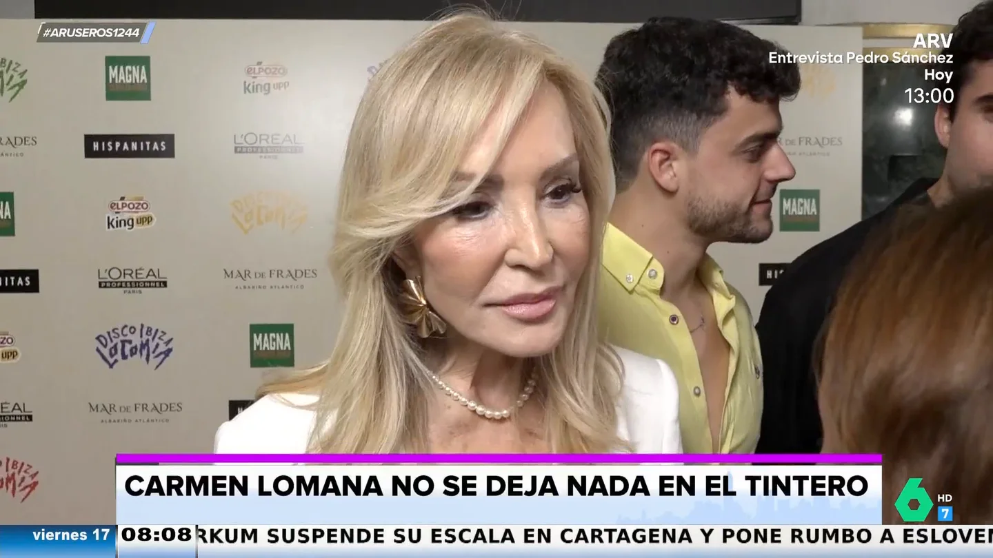 Carmen Lomana, sobre Íñigo Onieva tras no invitarla a su restaurante con Espinosa de los Monteros: "Él se lo pierde" Carmen Lomana, sobre Íñigo Onieva tras no invitarla a su restaurante con Espinosa de los Monteros: "Él se lo pierde"