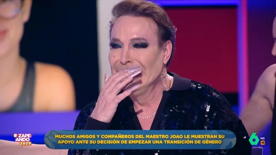 La emoción de Maestro Joao al hablar de su transición a mujer La emoción de Maestro Joao al hablar de su transición a mujer
