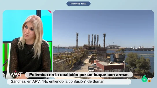 Afra Blanco sobre la polémica del barco Afra Blanco sobre la polémica del barco