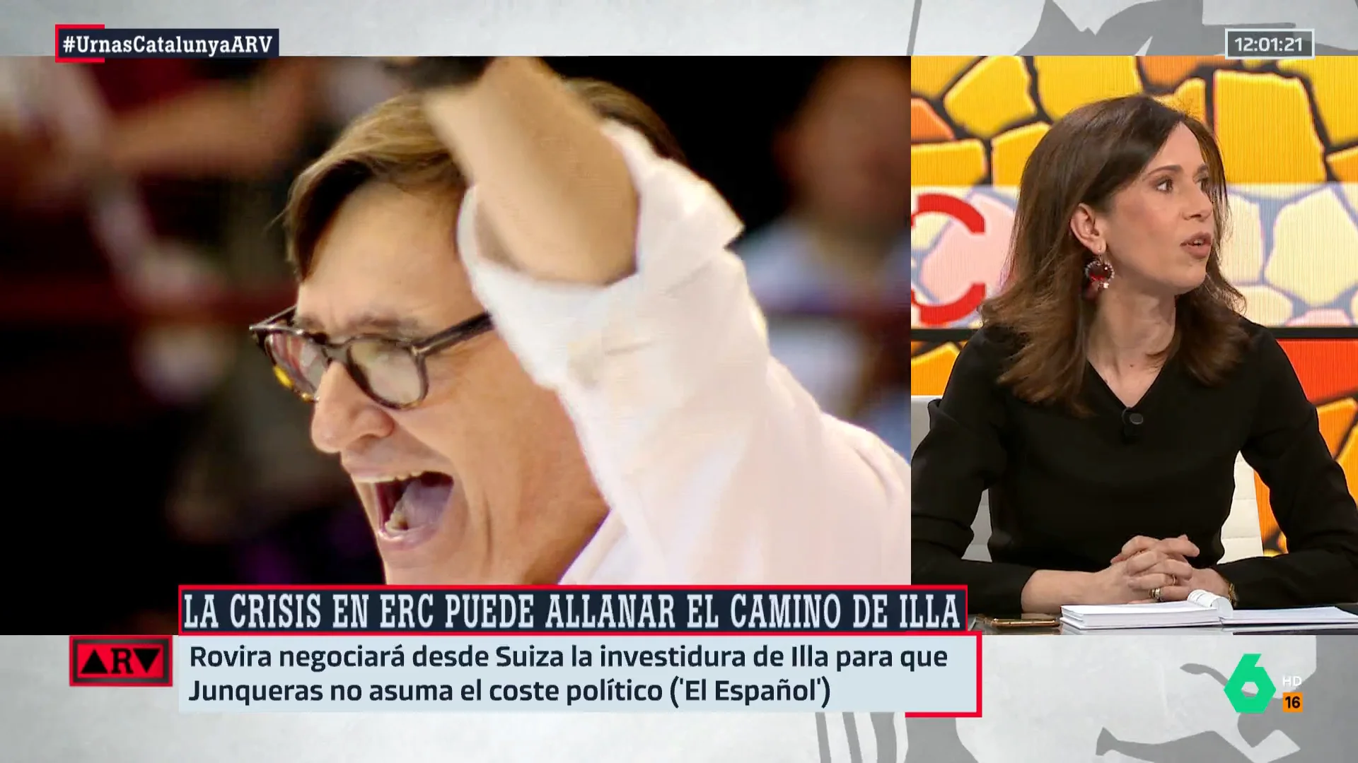 Ángeles Caballero celebra el "tono político" de Salvador Illa: "Me quedaría a vivir"