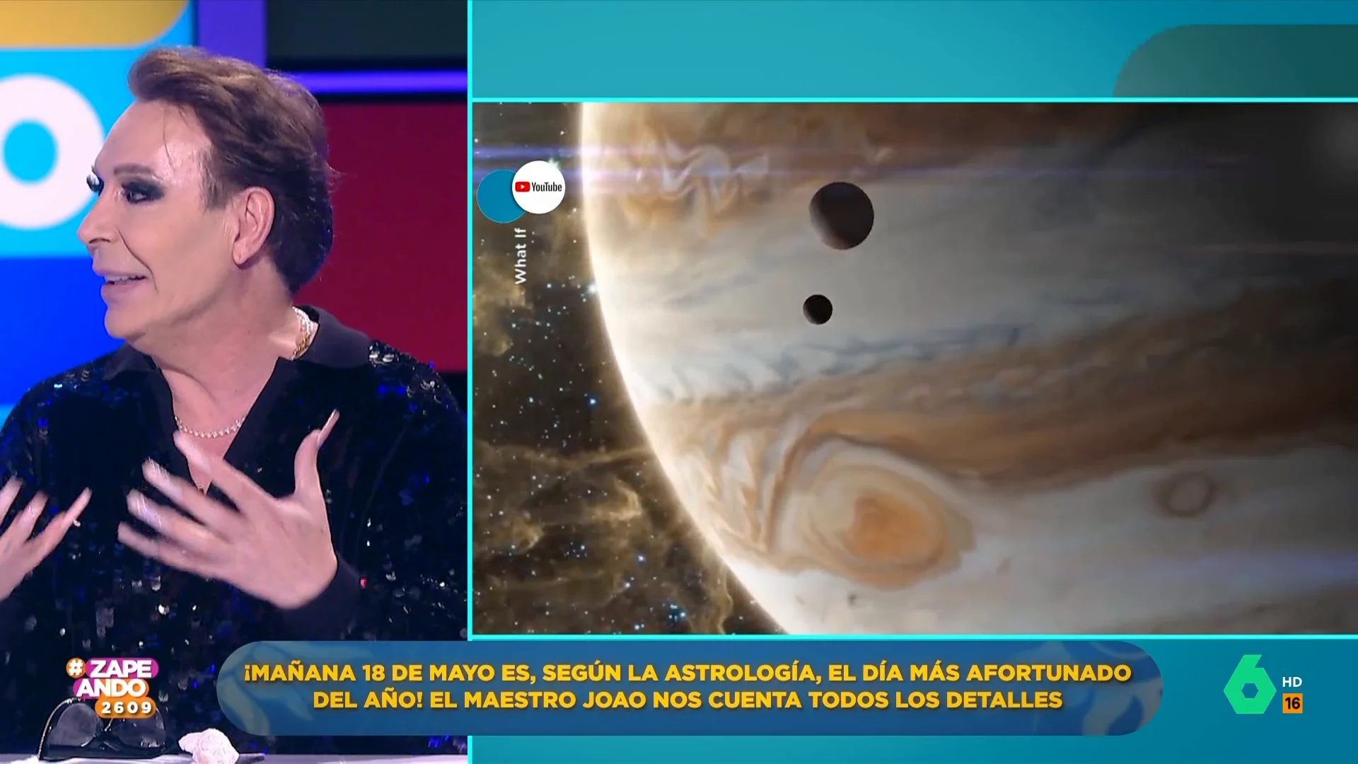 El Maestro Joao explica por qué el 18 de mayo es el día más afortunado del año: "Hay una alineación de Júpiter con el Sol"