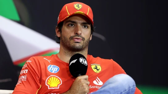 Carlos Sainz en la rueda de prensa Carlos Sainz en la rueda de prensa
