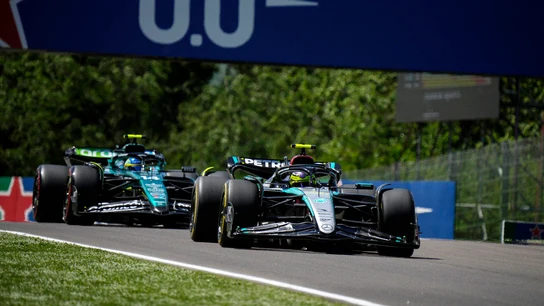 Lewis Hamilton y Fernando Alonso Lewis Hamilton y Fernando Alonso