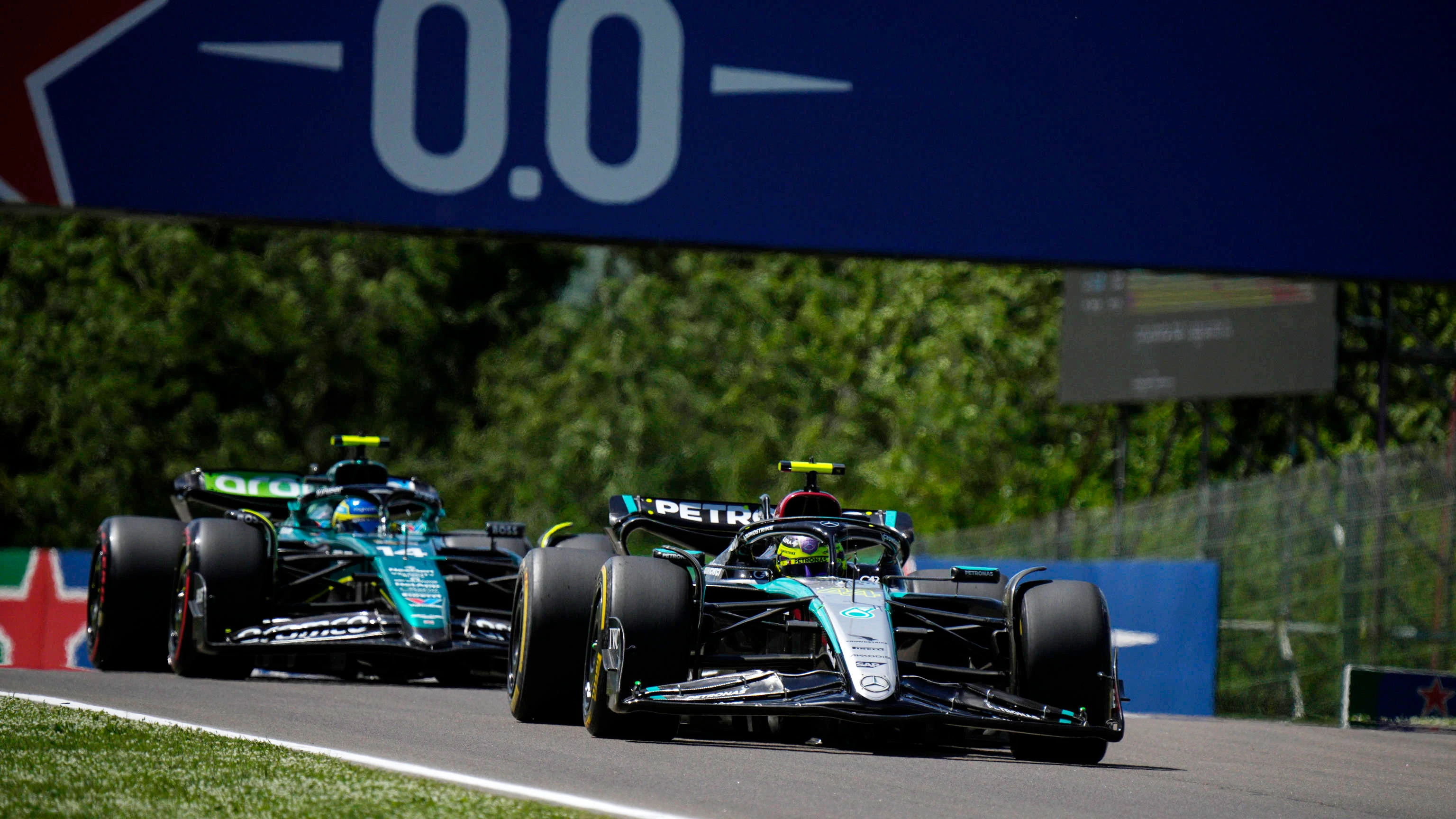 Lewis Hamilton y Fernando Alonso