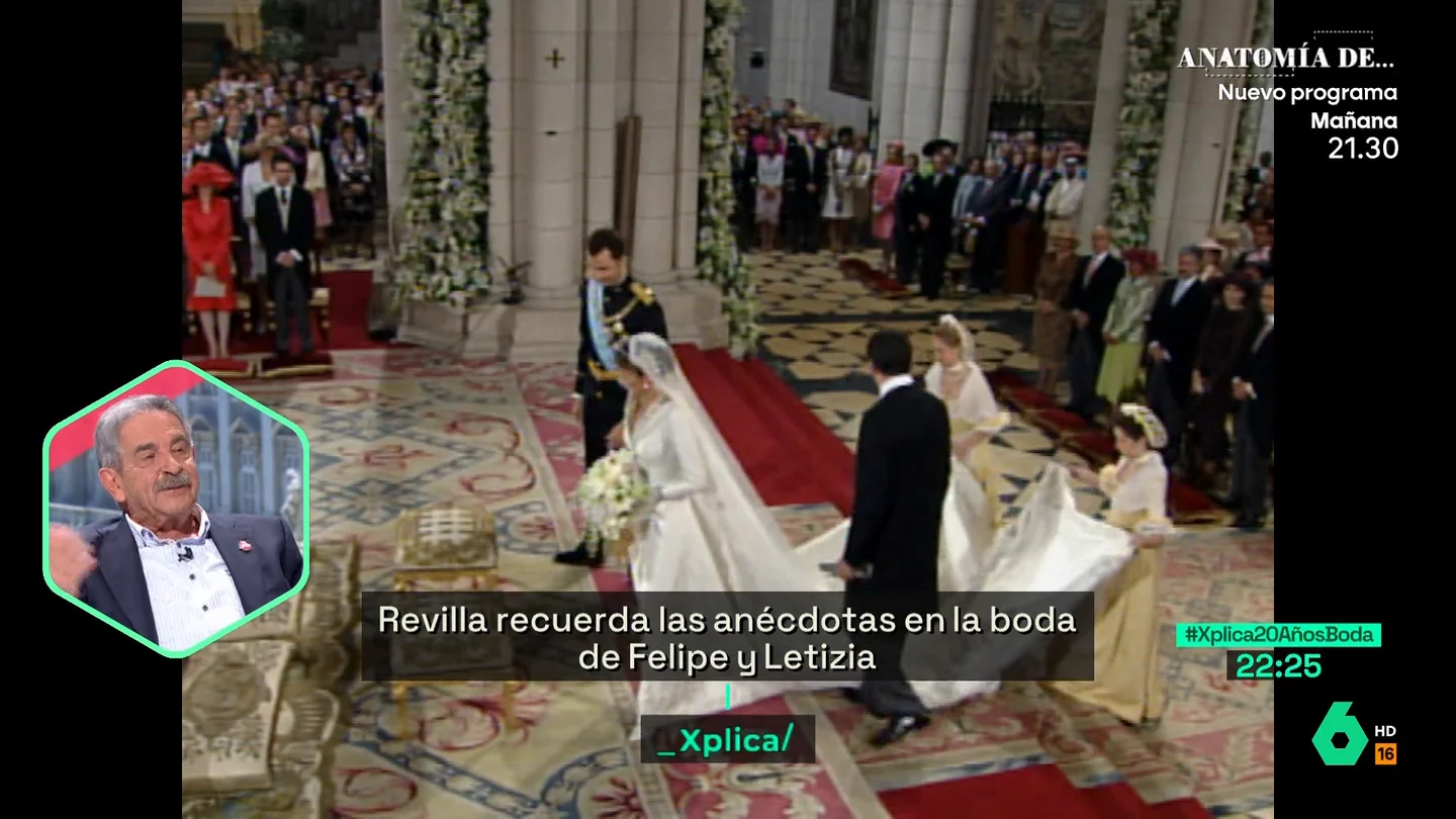 Miguel Ángel Revilla en la boda de Felipe VI y Letizia Miguel Ángel Revilla en la boda de Felipe VI y Letizia