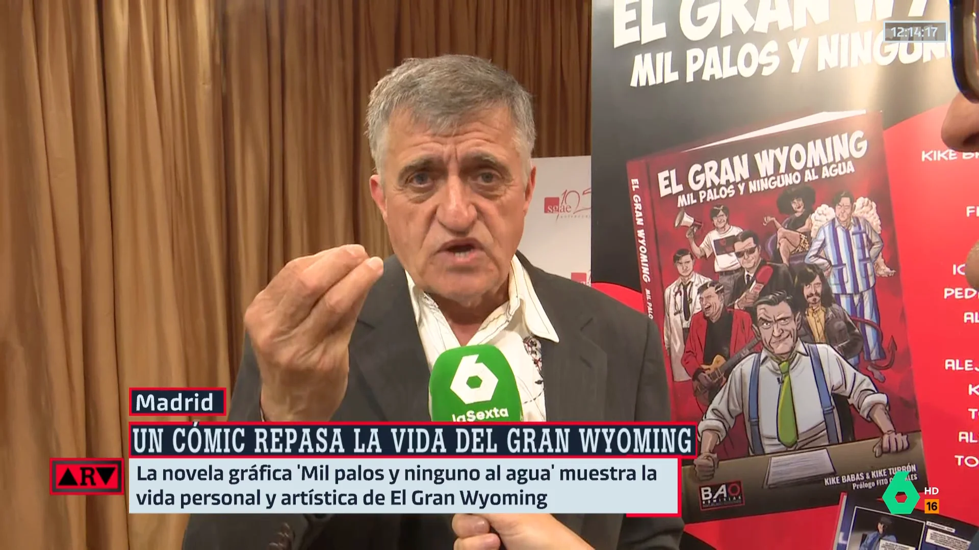 El Gran Wyoming en Al Rojo Vivo