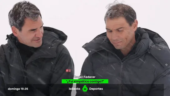 Rafa Nadal y Roger Federer Rafa Nadal y Roger Federer