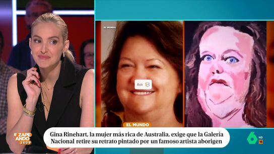 Una mujer de Australia pide que retiren un retrato suyo de un museo: "Espero que no me pinten as&iacute;"