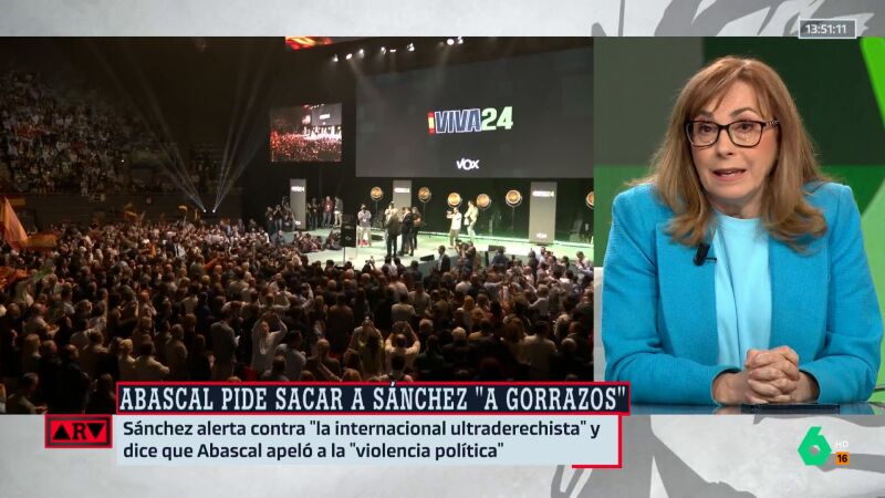 ARV- La reflexión de Angélica Rubio sobre la situación política en España: "Lo preocupante es que Vox está arrastrando al PP"