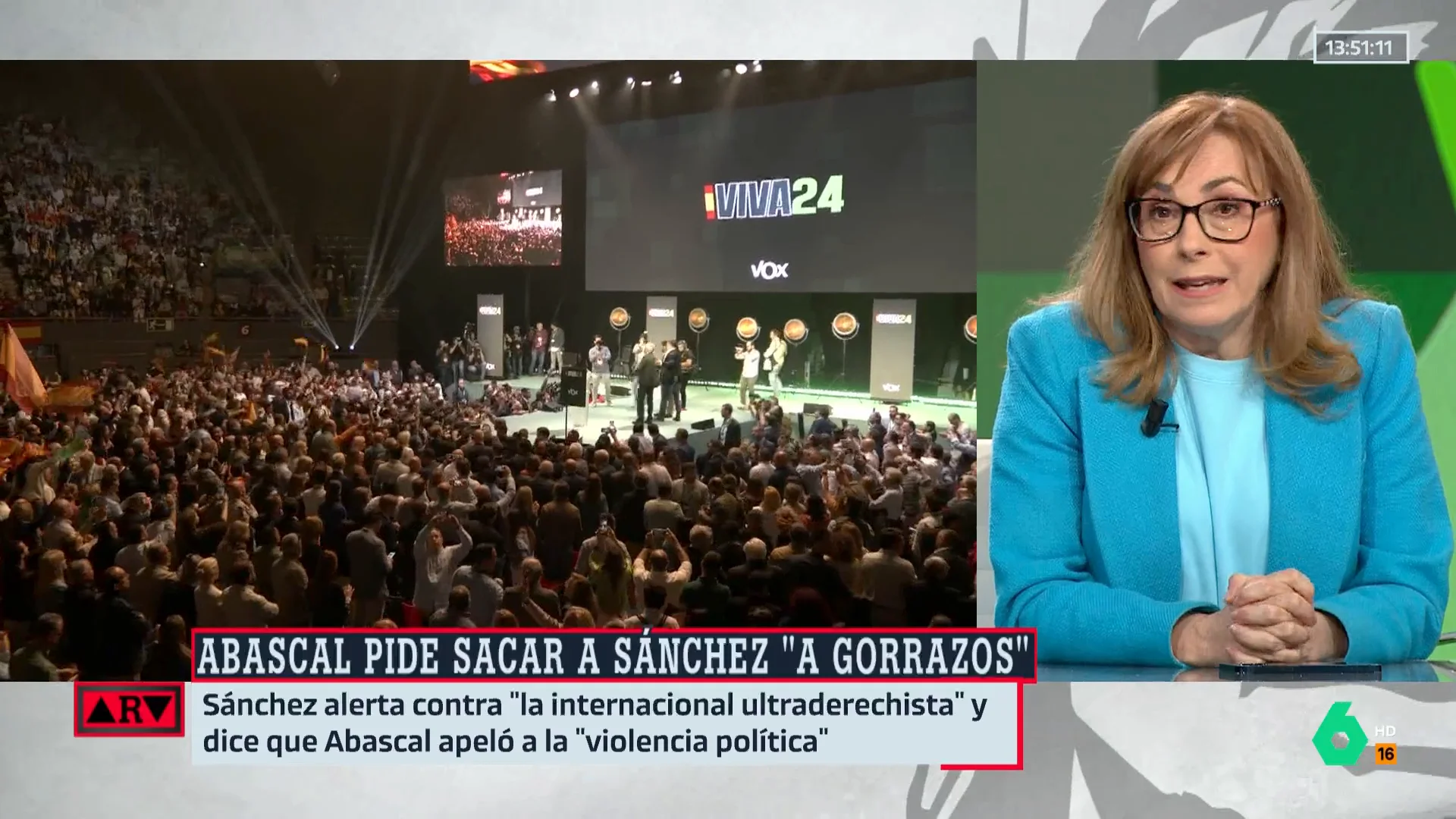 ARV- La reflexión de Angélica Rubio sobre la situación política en España: "Lo preocupante es que Vox está arrastrando al PP"