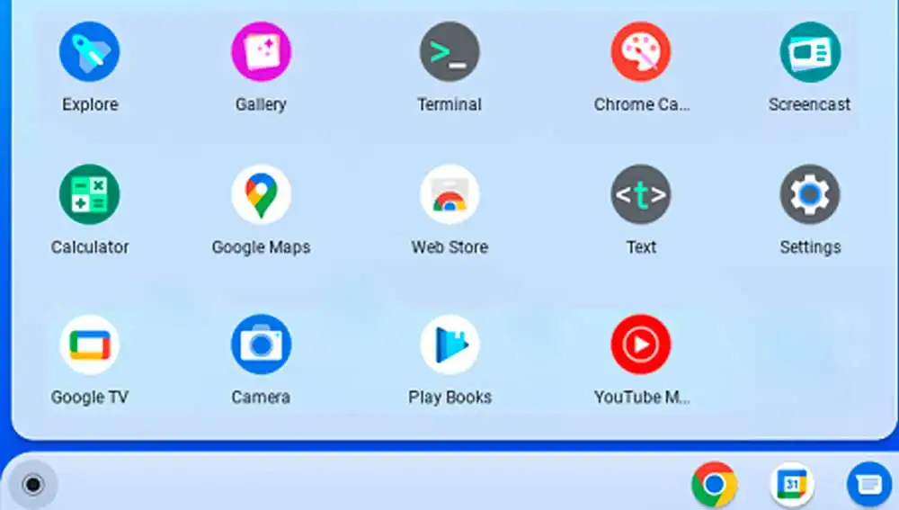 Apps instaladas en un Chromebook