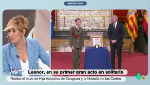 La reflexión de Cristina Pardo sobre la monarquía: &quot;Letizia es la única que ha elegido estar ahí metida&quot;